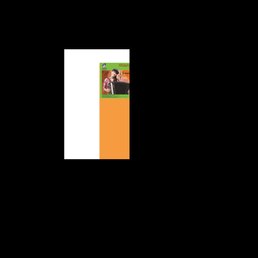 Гармошка оранжевая 3 мм