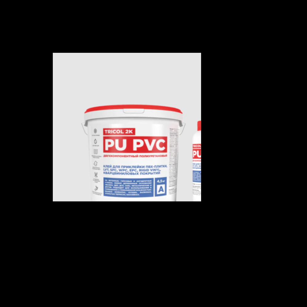 Клей для ПВХ, SPC и кварцвиниловых покрытий TRICOL 2K PU PVC Клей для ПВХ, SPC и кварцвиниловых покрытий TRICOL 2K PU PVC